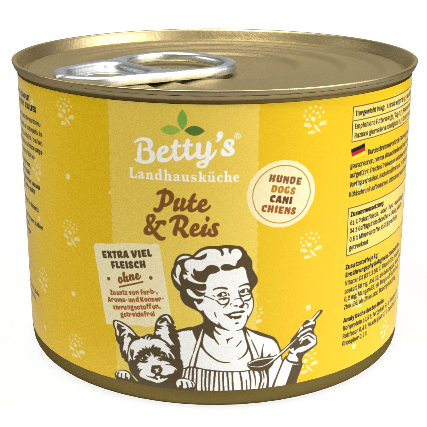 Betty’s Country Kitchen Dog Wet Food - Turkey & Rice