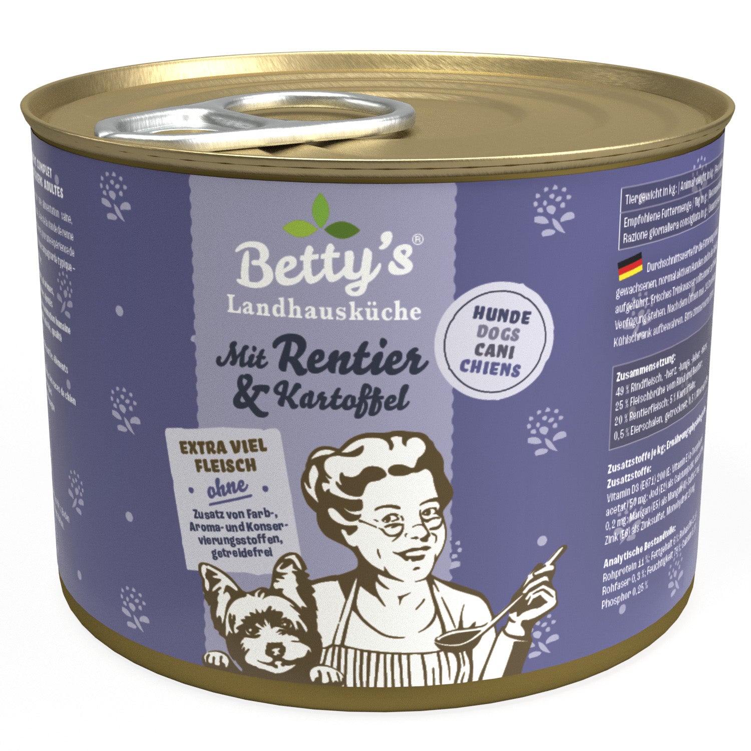 Betty’s Country Kitchen Dog Wet Food - Reindeer & Sweet Potato