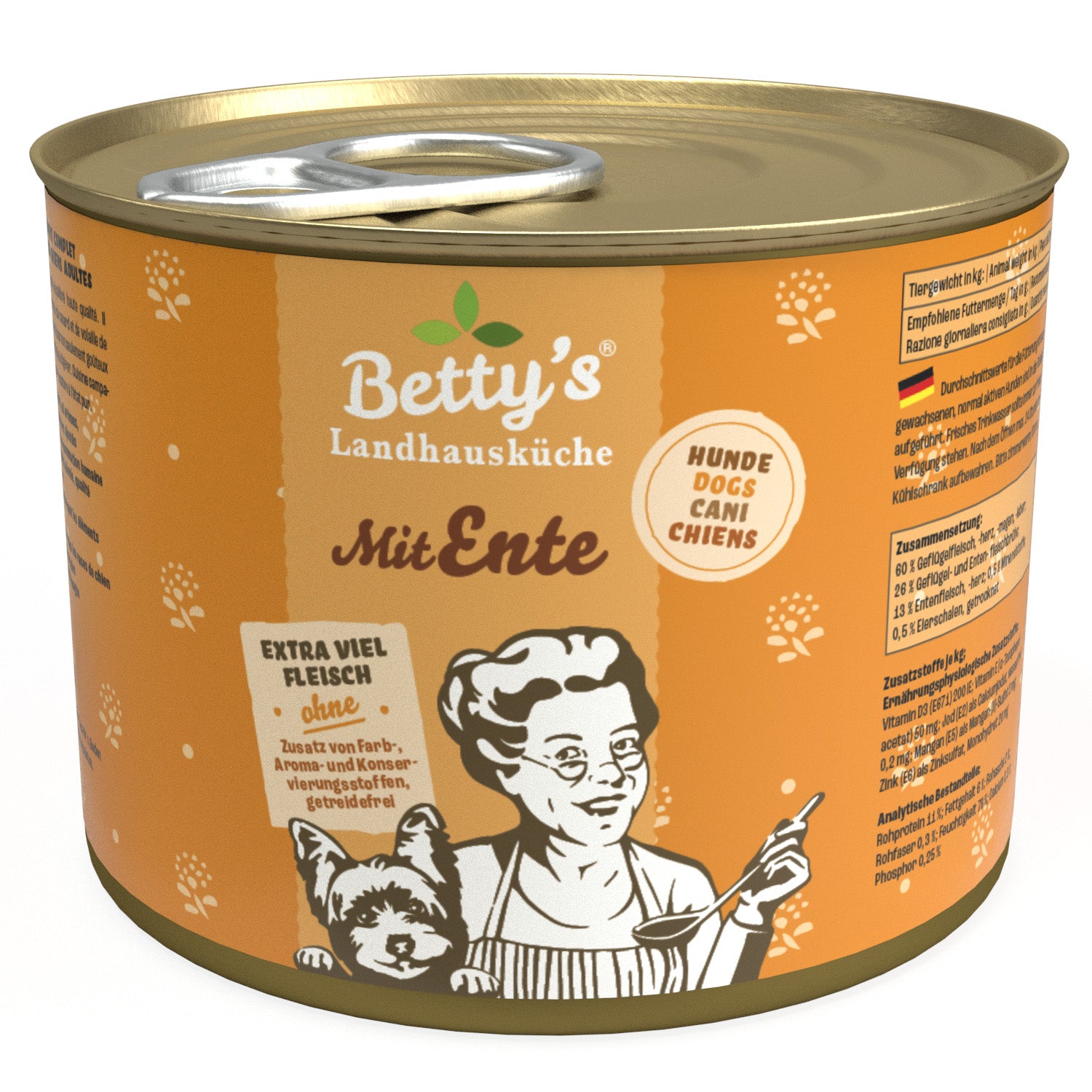 Betty’s Country Kitchen Dog Wet Food - Duck & Poultry