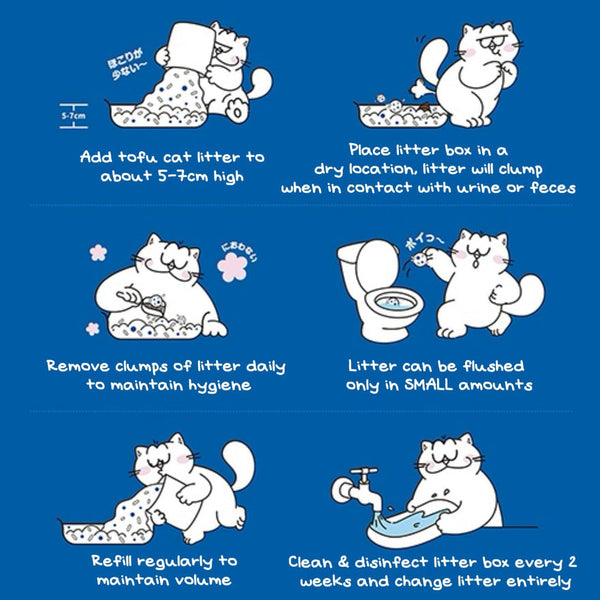 Nikoro Composite Tofu Cat Litter - Mixed Tofu & Bentonite - Maokids Pet