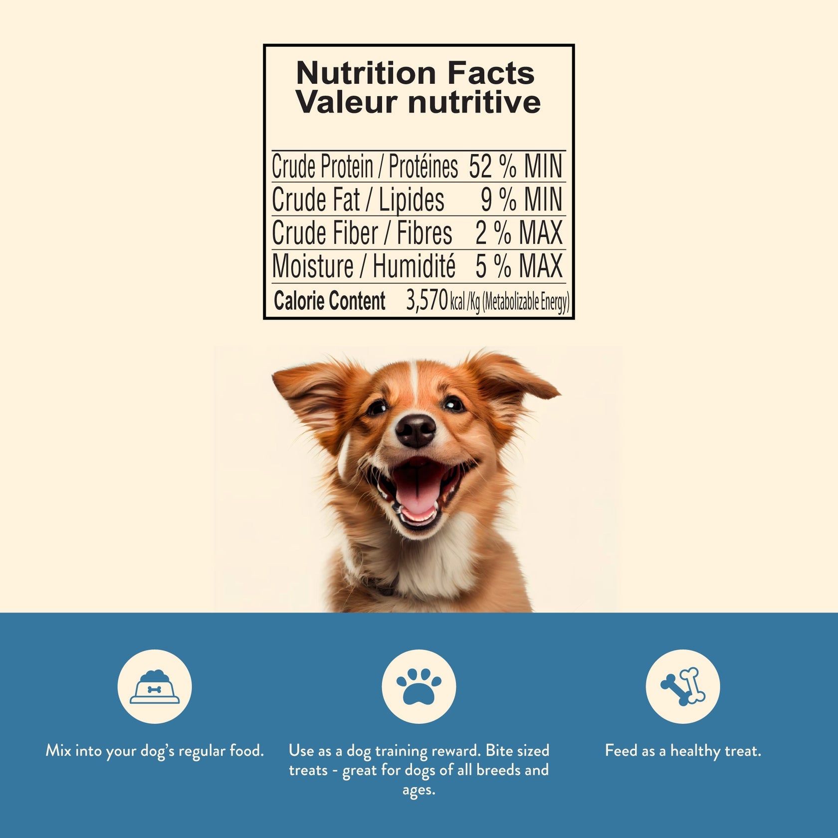 Benny Bullys Beef Liver Plus Nutrimix Dog Treat - 58g
