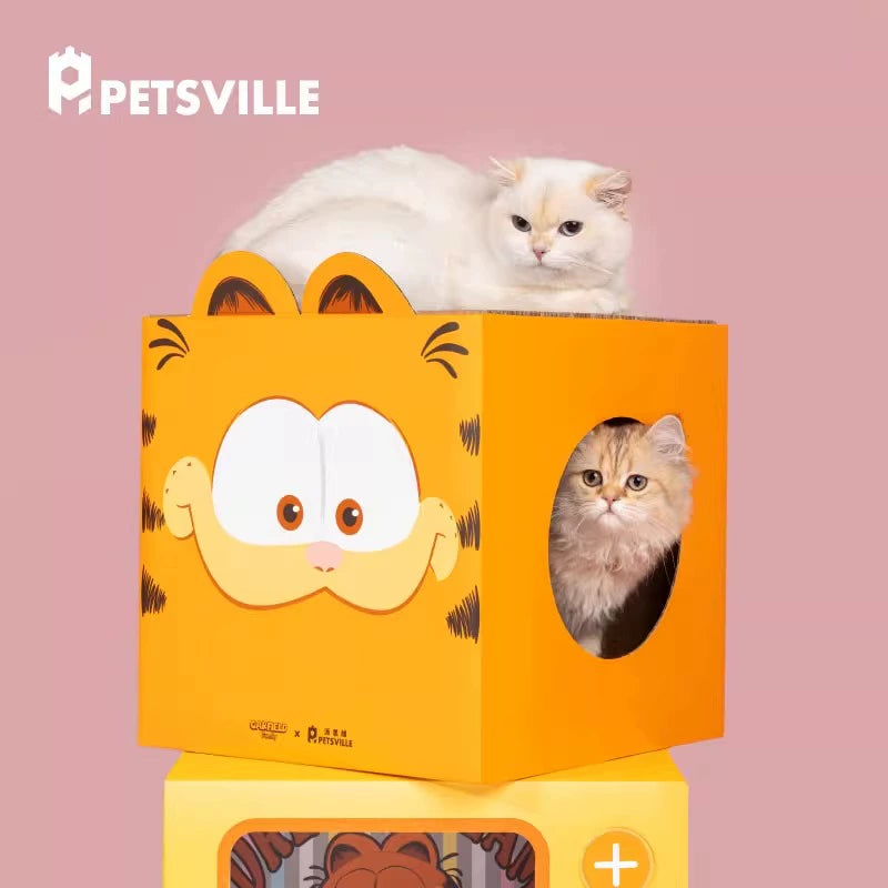 Petsville Garfield Cat Scratcher Box - Maokids Pet