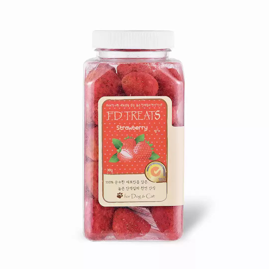 FD TREATS Freeze-dried Pet Treats - Strawberry - Maokids Pet