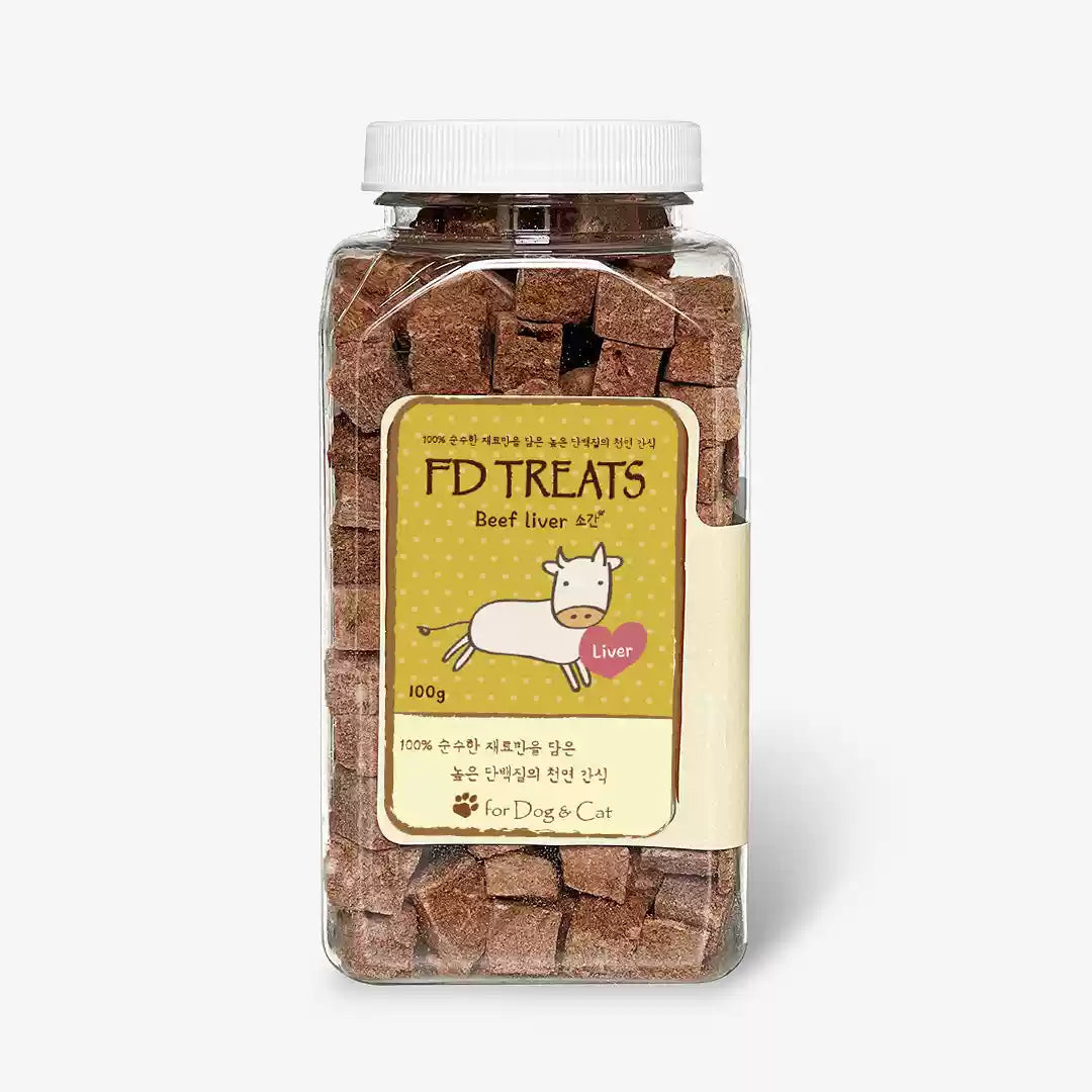 FD TREATS Freeze-dried Pet Treats - Beef Liver - Maokids Pet