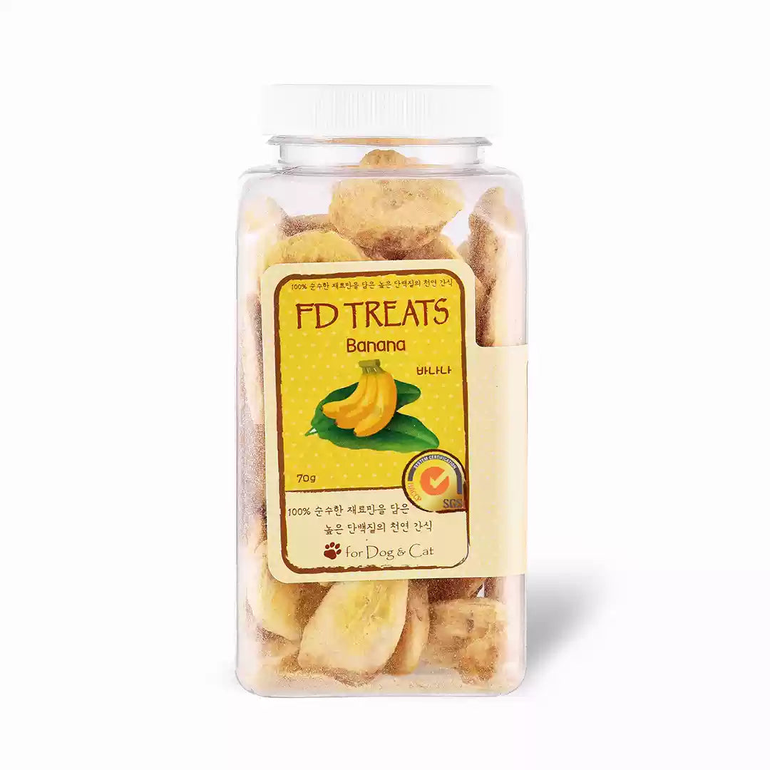 FD TREATS Freeze-dried Pet Treats - Banana - Maokids Pet
