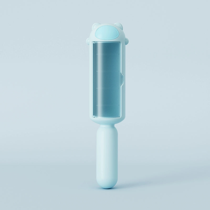 Aiwo 小蜂蜜滚筒粘毛器 可撕式替换卷纸去猫狗毛清理器床上衣服家用除毛刷神器 加送两卷替换芯