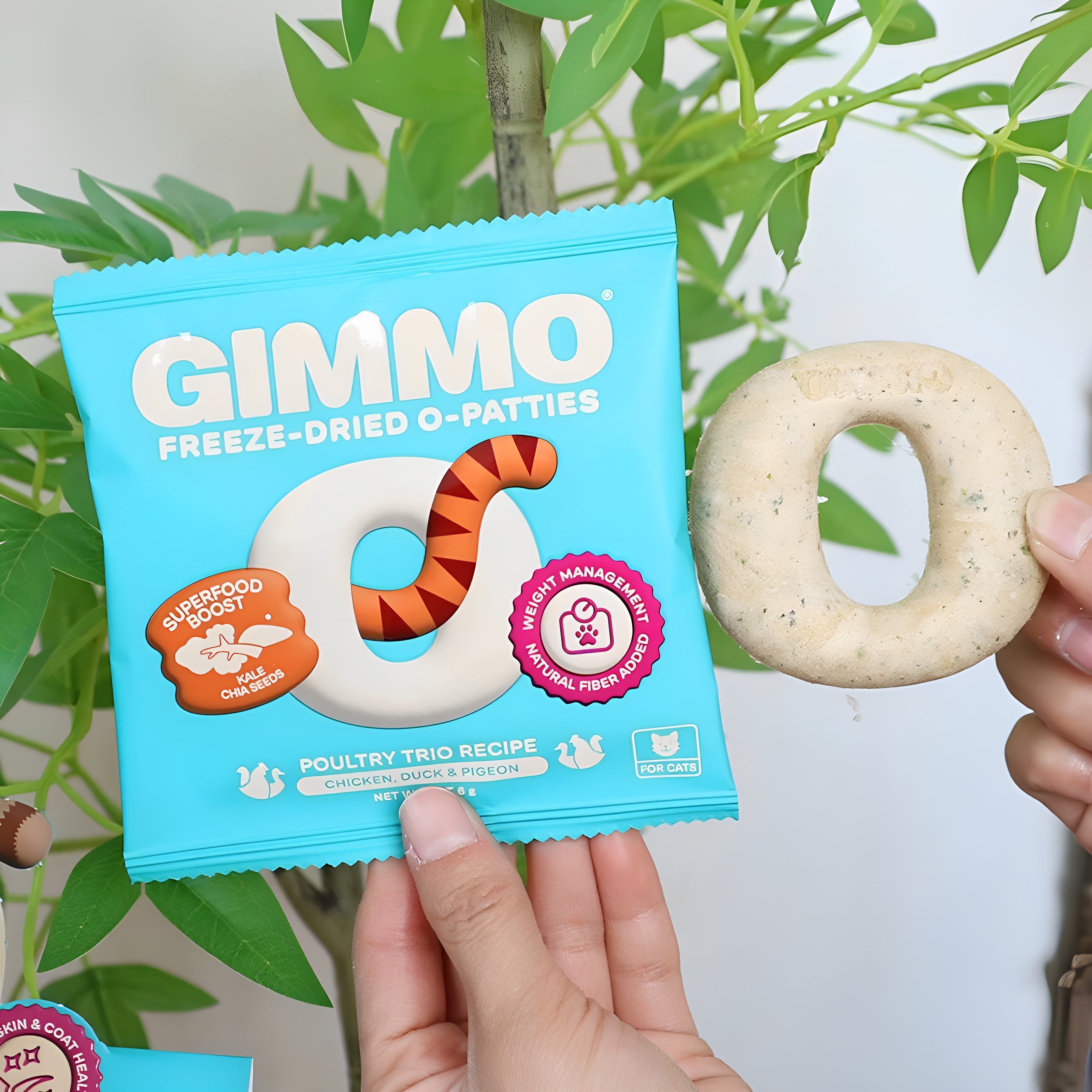 Gimmo Poultry Recipe Freeze-Dried O-Bites For Cat - Maokids Pet