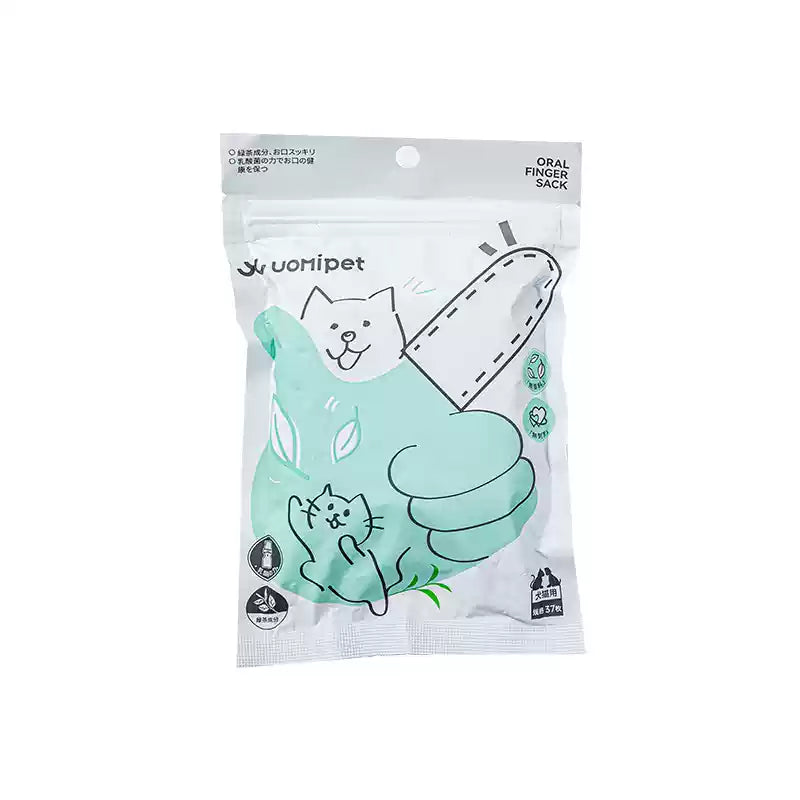 Uomipet Dental Finger Wipes For Cat & Dog - Maokids Pet