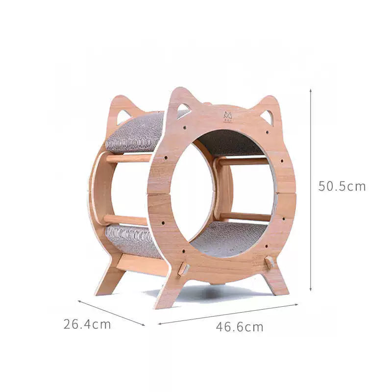 Miaofairy Round TV-Shaped Cat Scratcher
