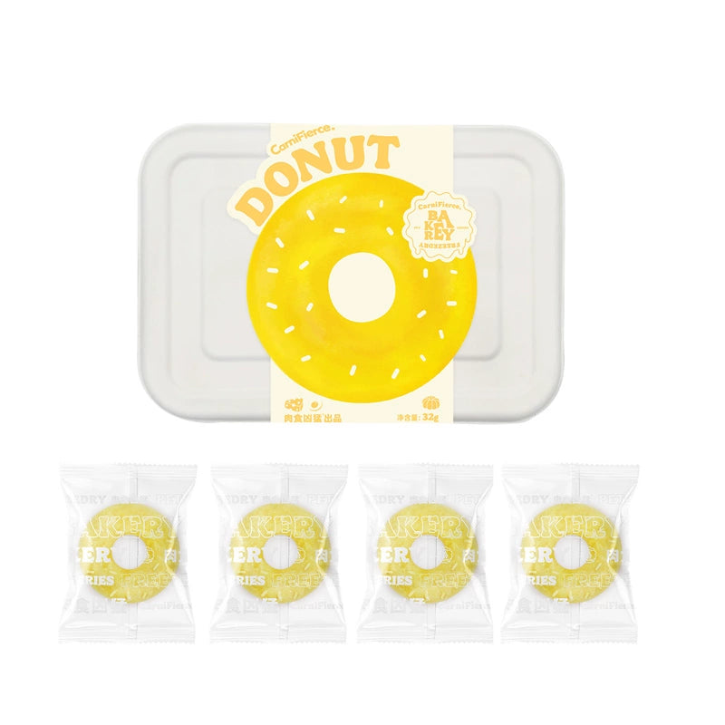 CarniFierce Freeze Dried Fruit & Yogurt Pet Donut For Dog & Cat