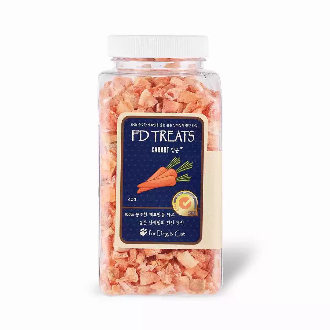 FD TREATS Freeze-dried Pet Treats - Carrot - Maokids Pet