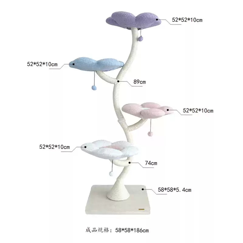 Catry Floral Design Extra-High Cat Tree