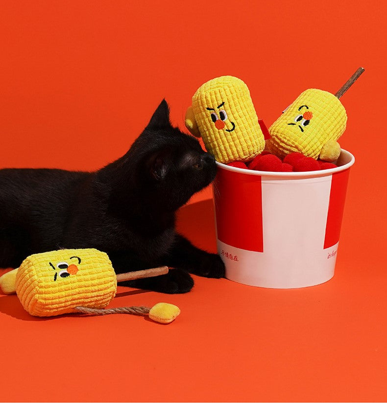 Zeze Corn Cob Cat Toy