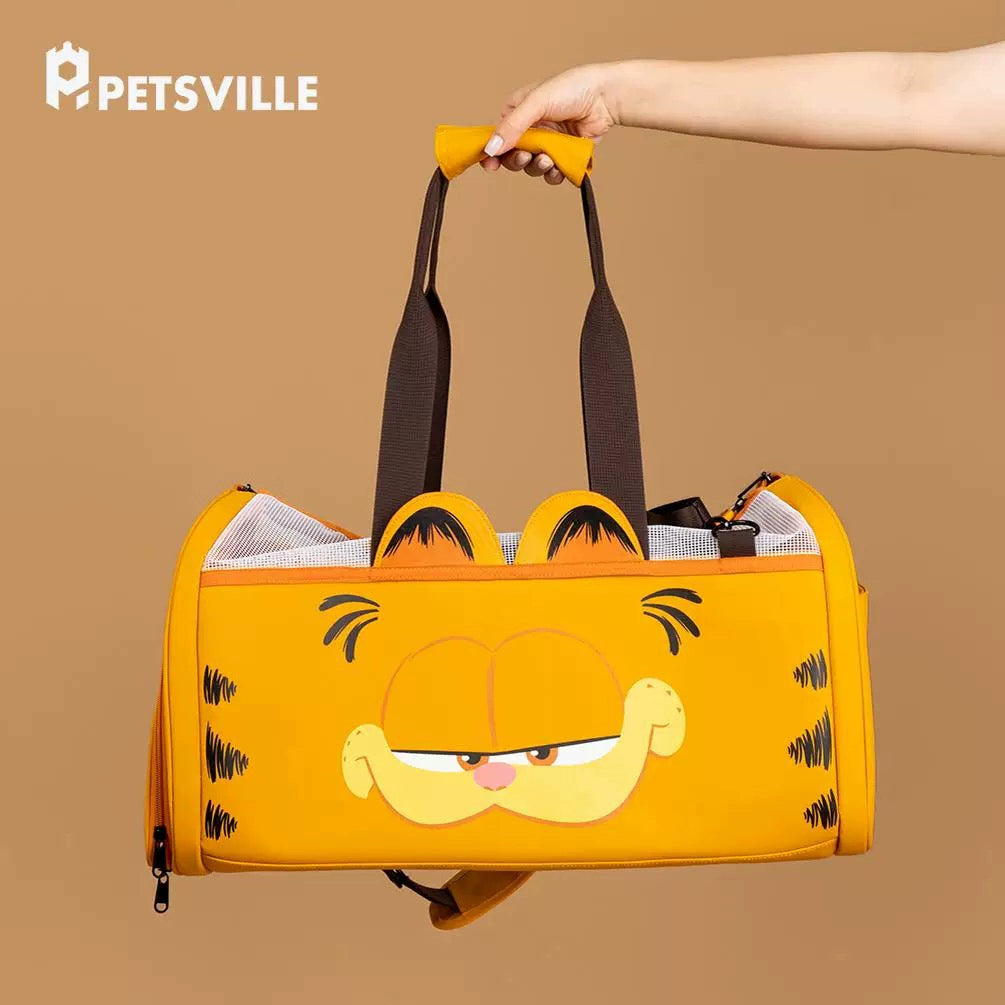 Petsville Garfield Pet Carrier Travel Bag For Dogs & Cats - Maokids Pet