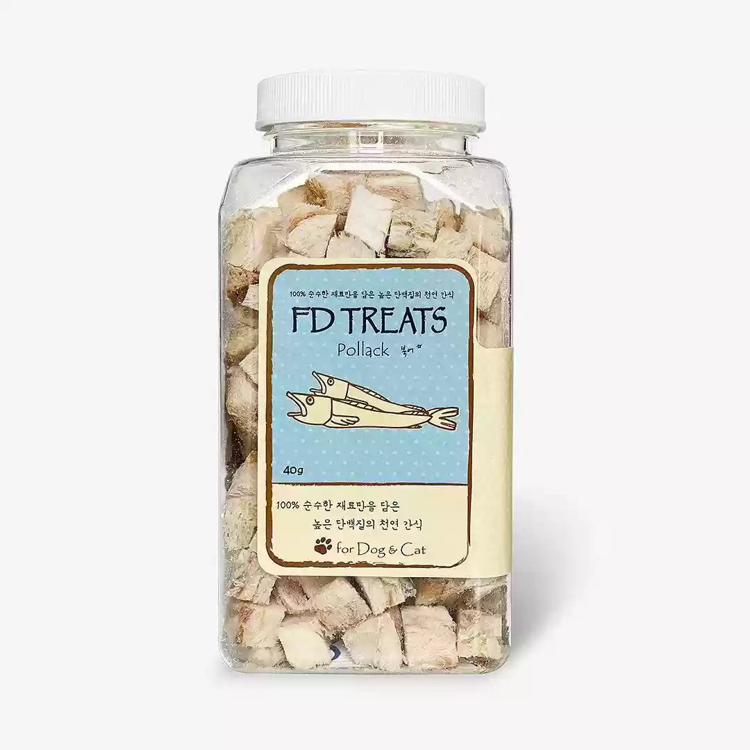 FD TREATS Freeze-dried Pet Treats - Pollack - Maokids Pet