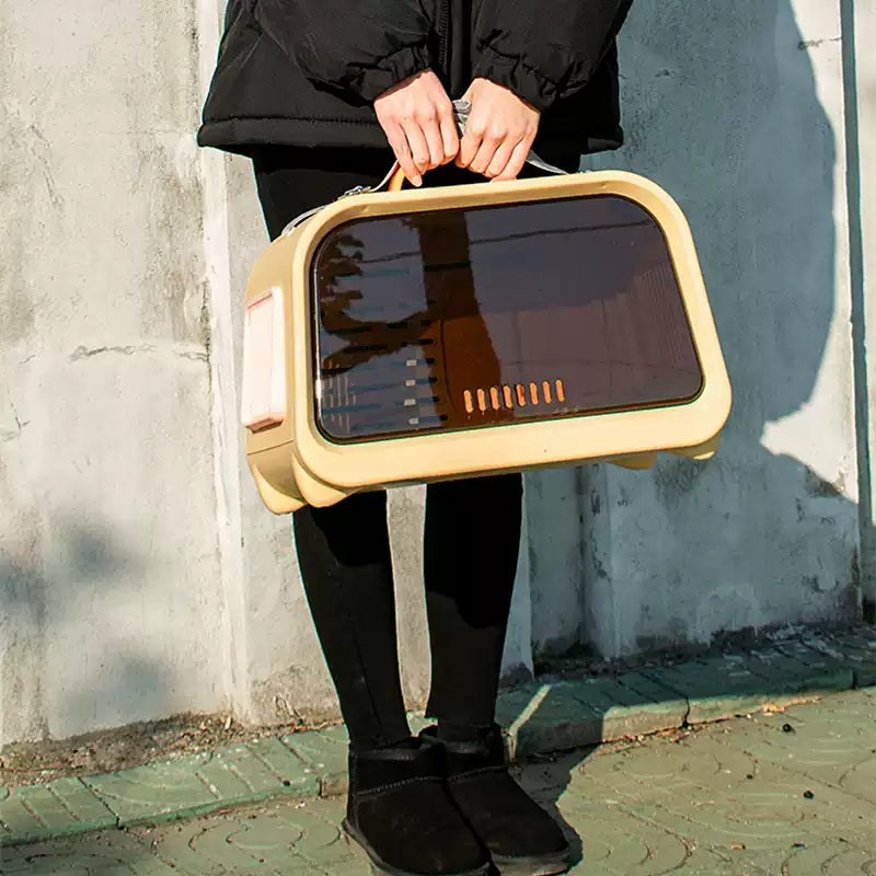 Leiboo Dual-Door Space Capsule Pet Carrier
