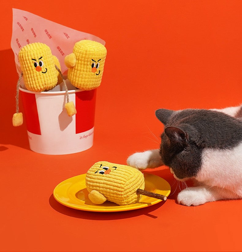 Zeze Corn Cob Cat Toy
