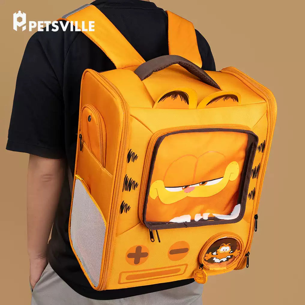 Petsville Garfield Pet Backpack – Large Capacity Carrier - Maokids Pet
