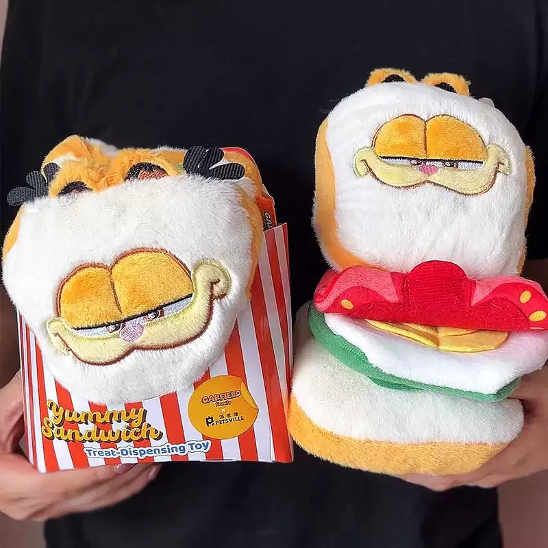 Petsville Garfield Sniffing Sandwich Interactive Dog Toy - Maokids Pet