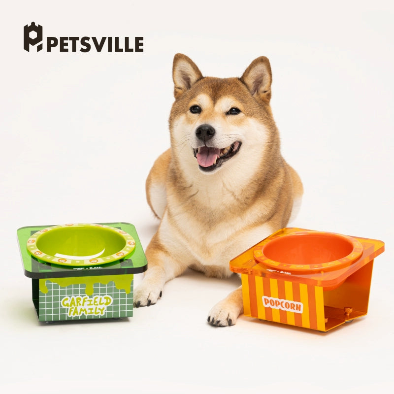 Petsville 派思维 加菲猫家族新品宠物碗套组 两款可选