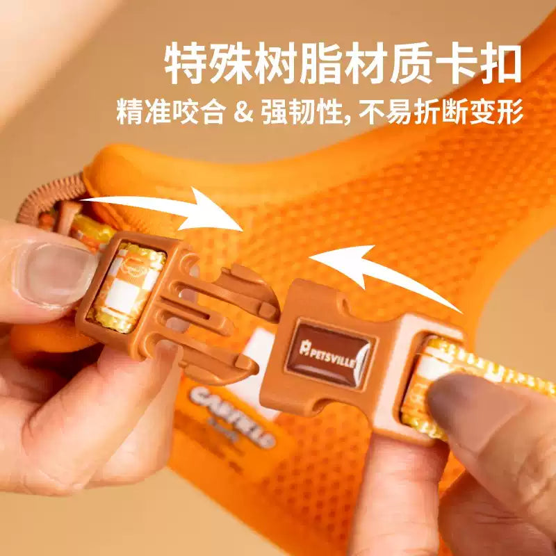 Pawsville Garfield Leash & Harness Set For Dog - Maokids Pet