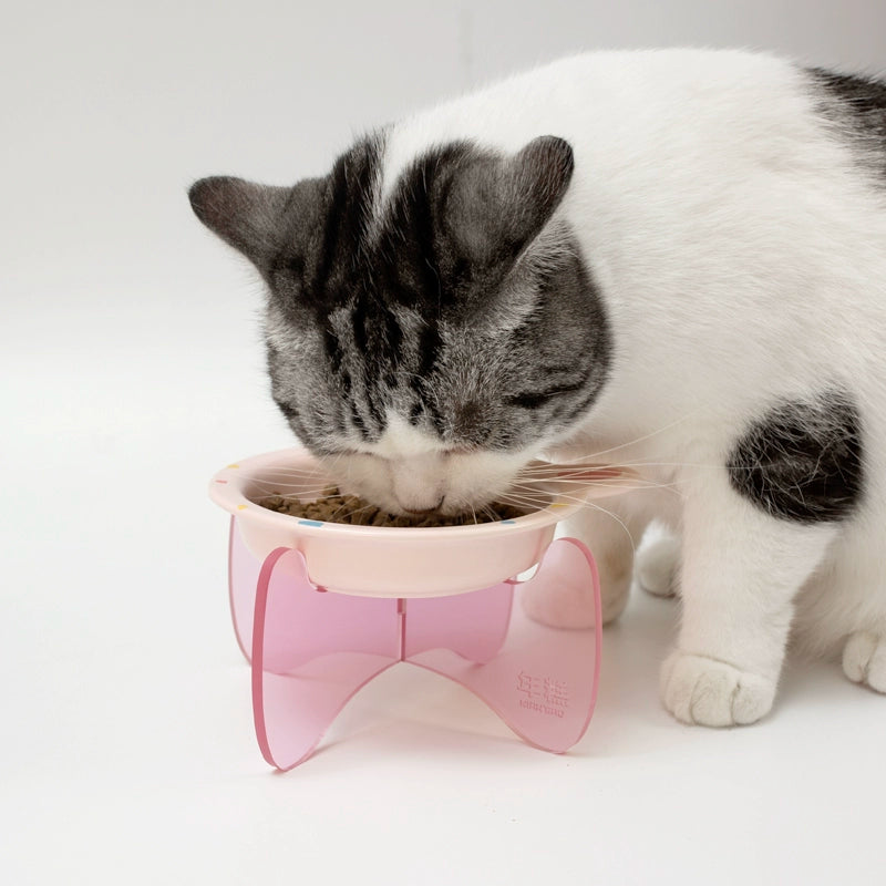NianGao Dish & Bowl Stand - Pink - Maokids Pet