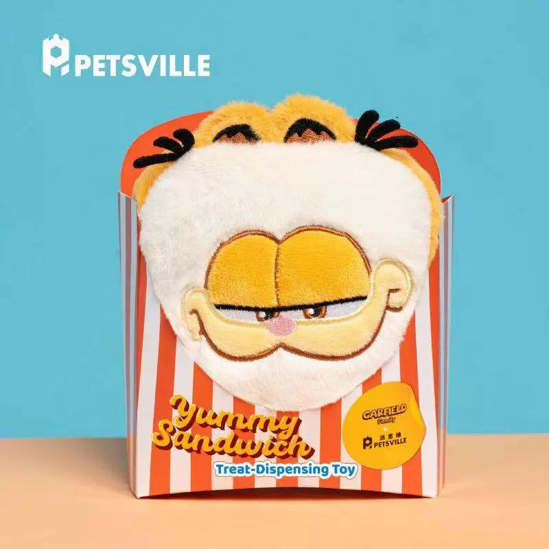 Petsville Garfield Sniffing Sandwich Interactive Dog Toy - Maokids Pet