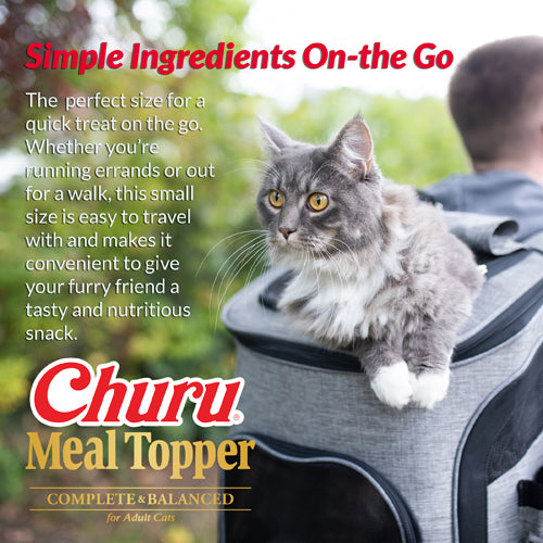 Inaba Churu Meal Topper Cat Treat - Tuna with Salmon Recipe - Maokids Pet
