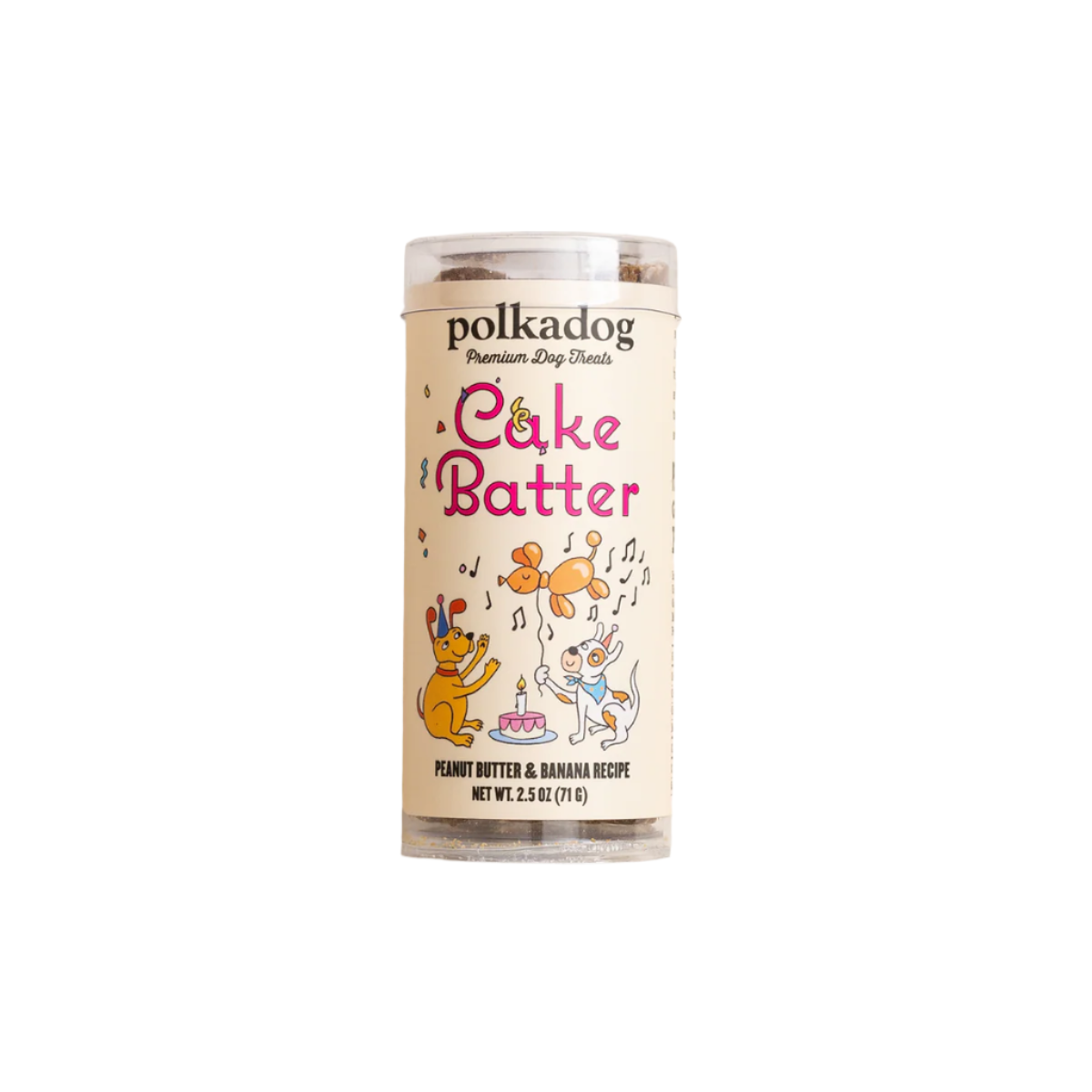 Polkadog Cake Batter Mini Tube Treats For Dog