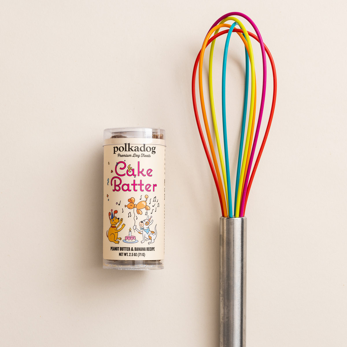 Polkadog Cake Batter Mini Tube Treats For Dog