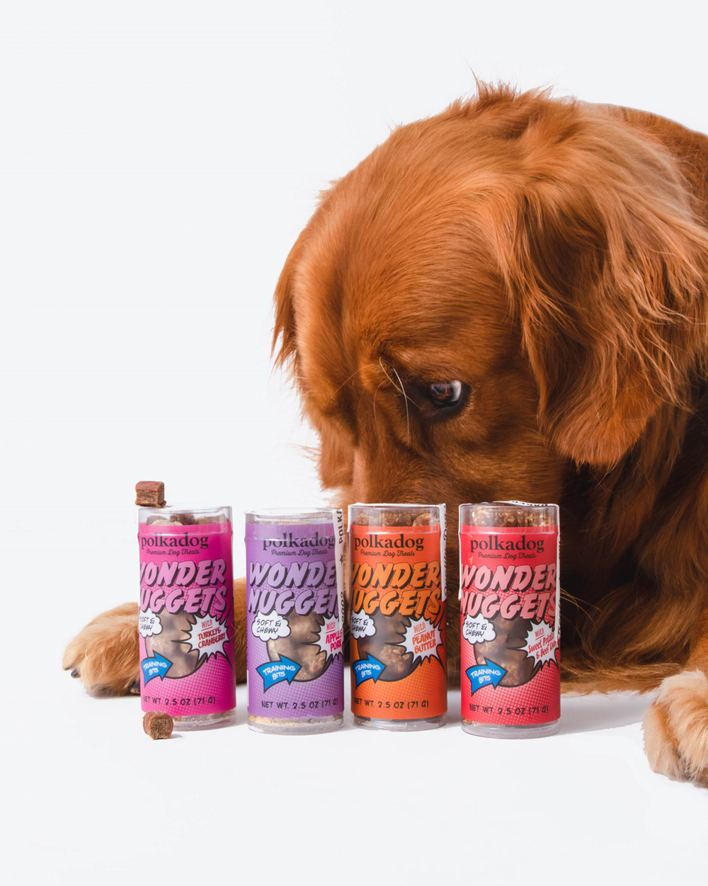 Polkadog 优质原料宠物训练小食零食 一口一个的大小 犬猫通用 红薯牛肉配方