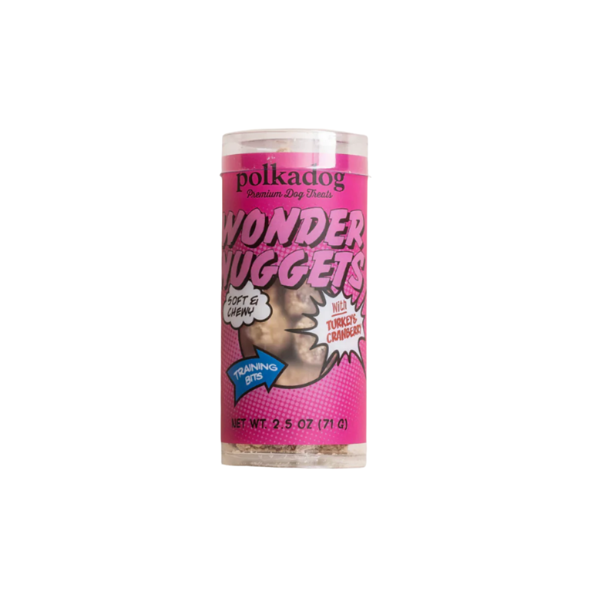 Polkadog Wonder Nuggets Turkey & Cranberry Mini Tube Treats For Dog