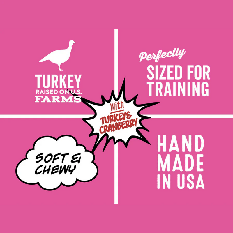 Polkadog Wonder Nuggets Turkey & Cranberry Mini Tube Treats For Dog
