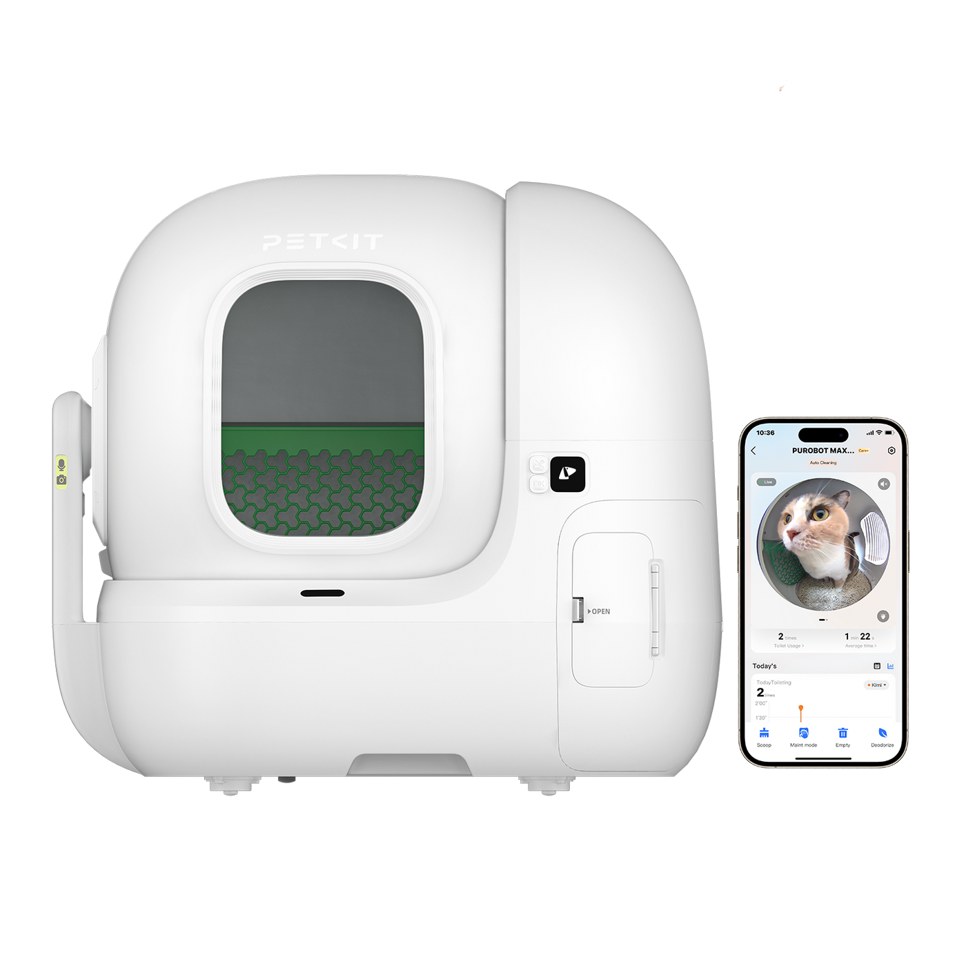 Petkit Purobot Max Pro Automatic Cat Litter Box - Maokids Pet