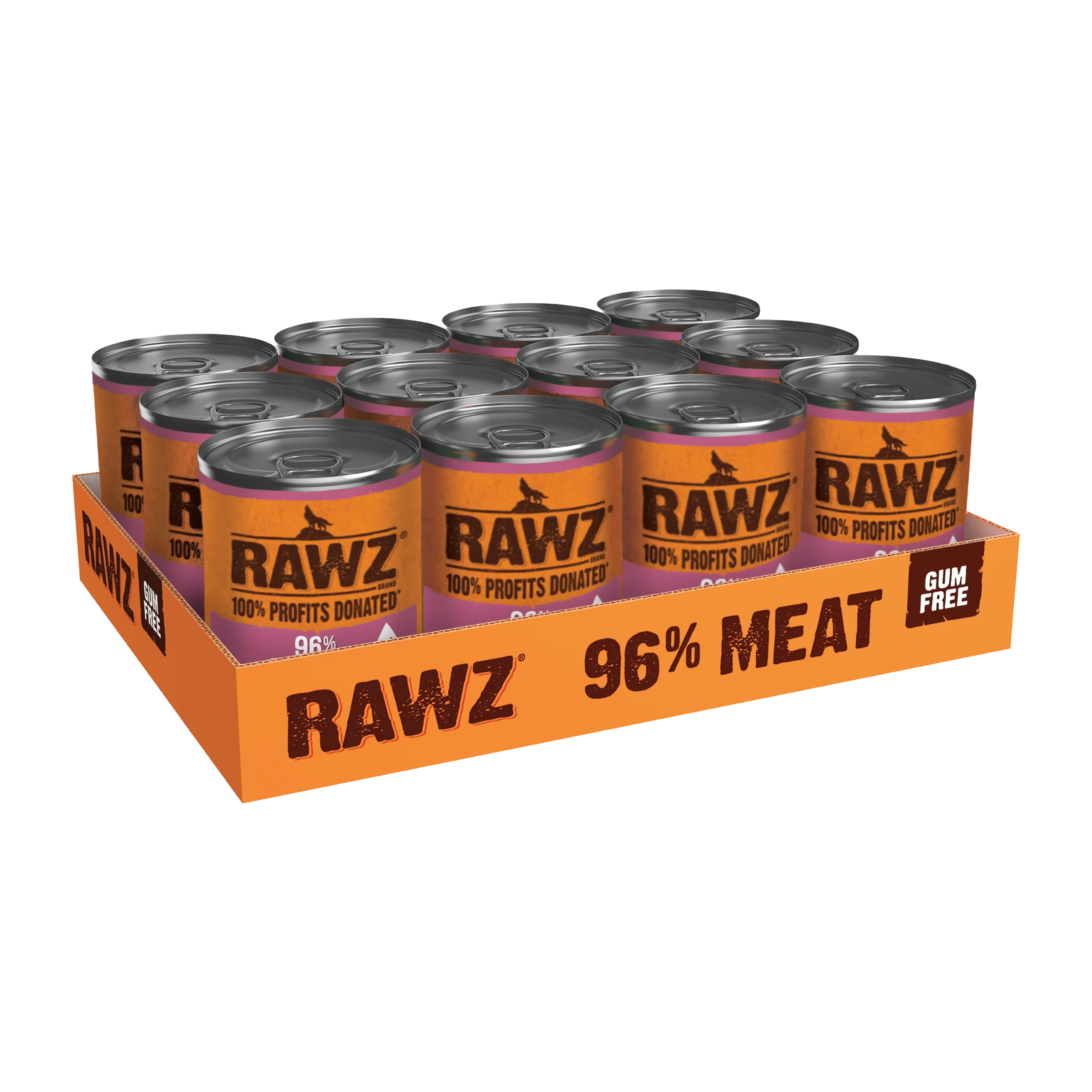 Rawz with Goat Milk 96% Beef & Beef Liver Canned Dog Food - 12.5oz