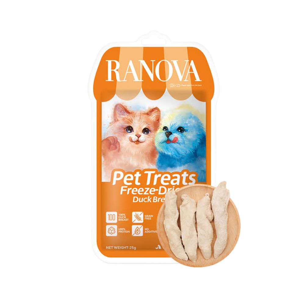 Ranova Freeze Dried Whole Duck Filet For Dog & Cat