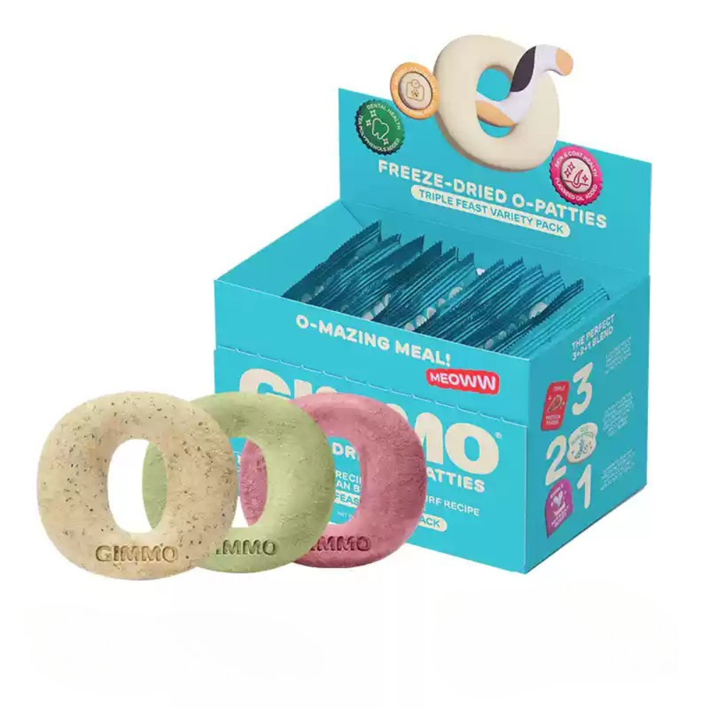 Gimmo Mixed Recipe Freeze-Dried O-Bites For Cat - Maokids Pet
