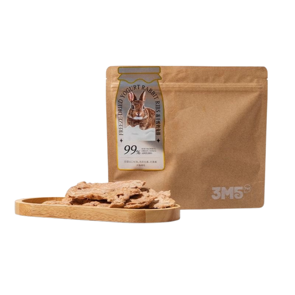 3m5 酸奶兔排磨牙冻干零食 犬猫通用 磨牙洁齿