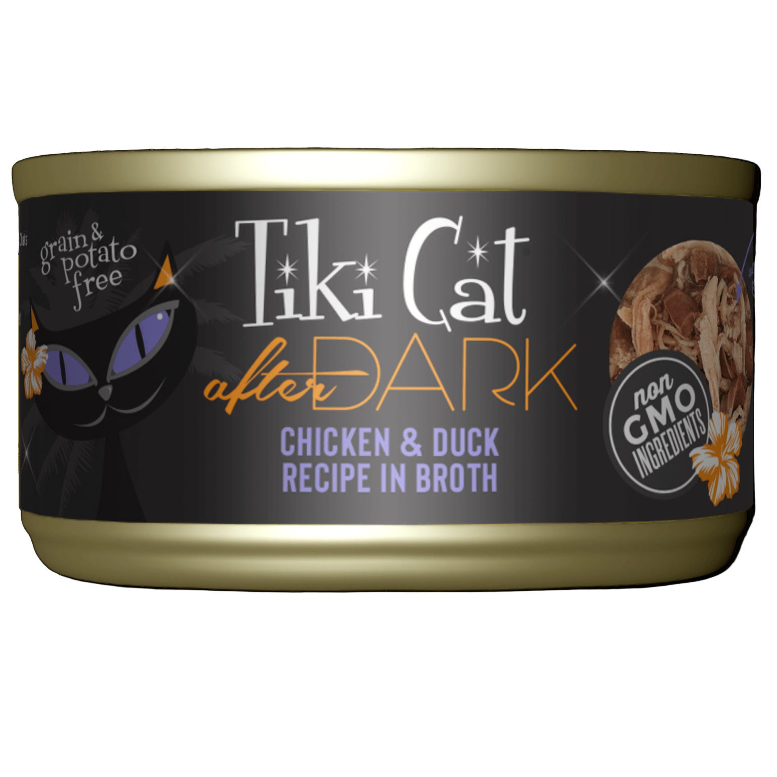 Tiki Cat After Dark Whole Foods - Chicken & Duck Recipe In Broth