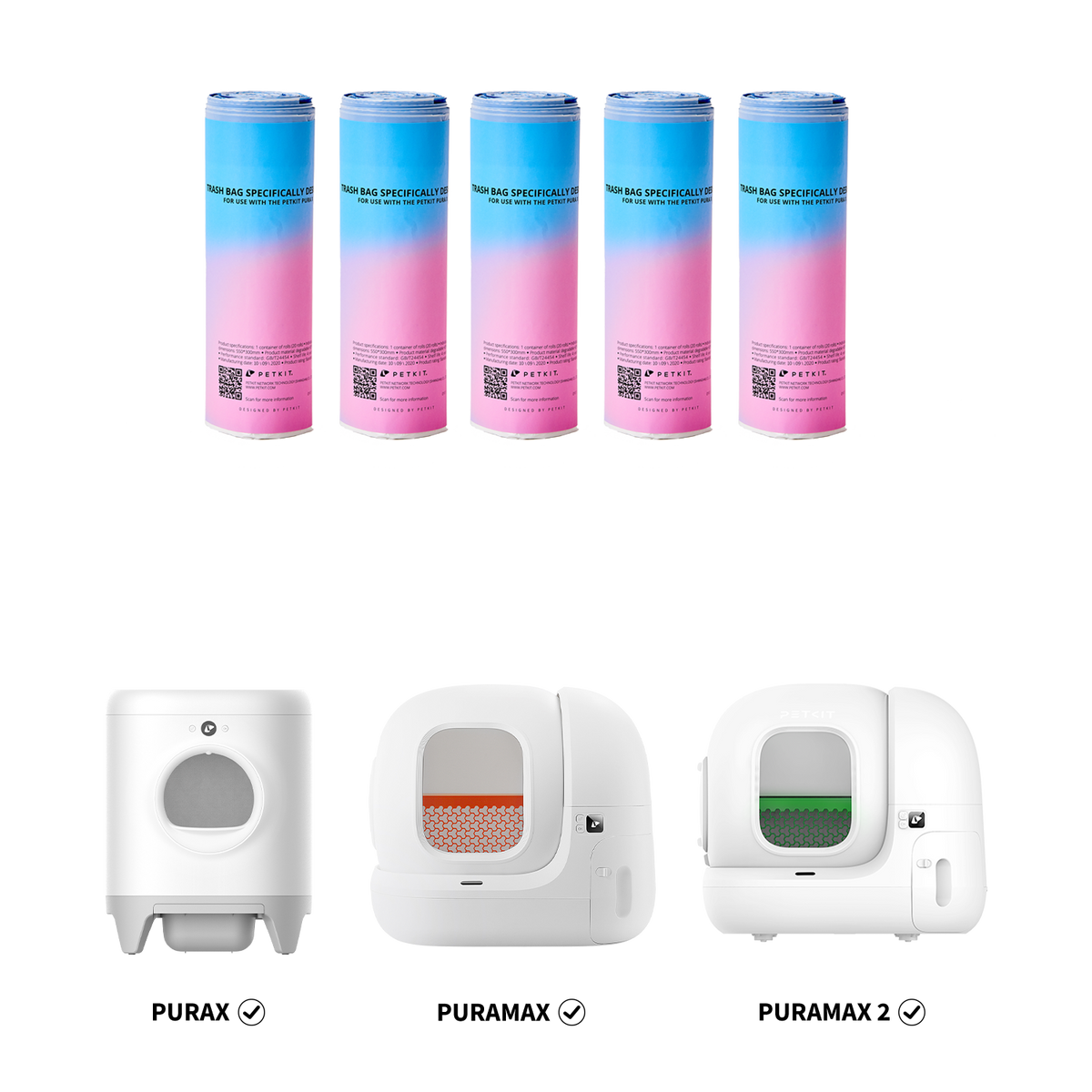 Petkit Pura X & Pura Max Waste Bag Refills - Maokids Pet