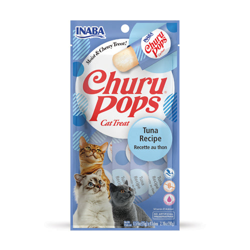 Inaba Churu Pops Cat Treat - Tuna Recipe - Maokids Pet