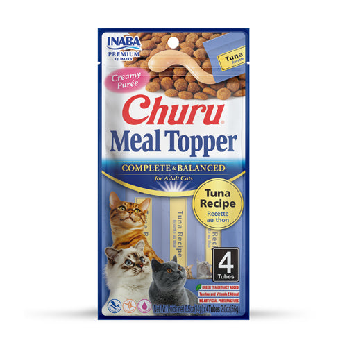 Inaba Churu Meal Topper Cat Treat - Tuna Recipe - Maokids Pet
