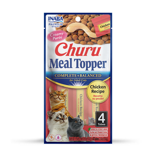 Inaba Churu Meal Topper Cat Treat - Chicken Recipe - Maokids Pet