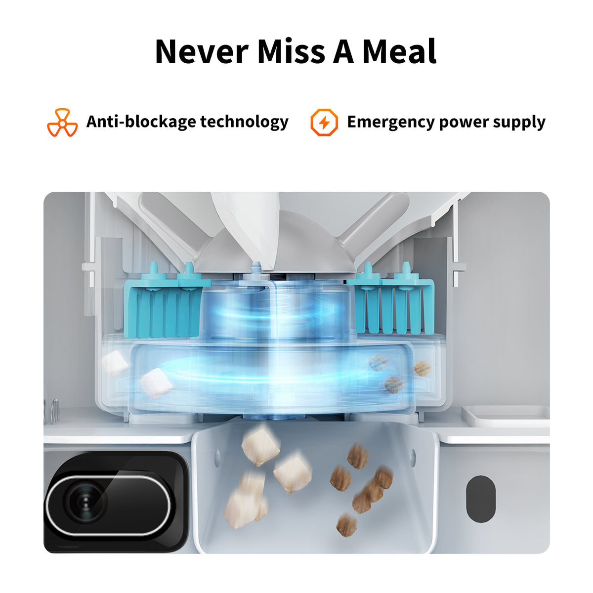 Petkit YumShare Dual-hopper Automatic Feeder with Camera - Maokids Pet