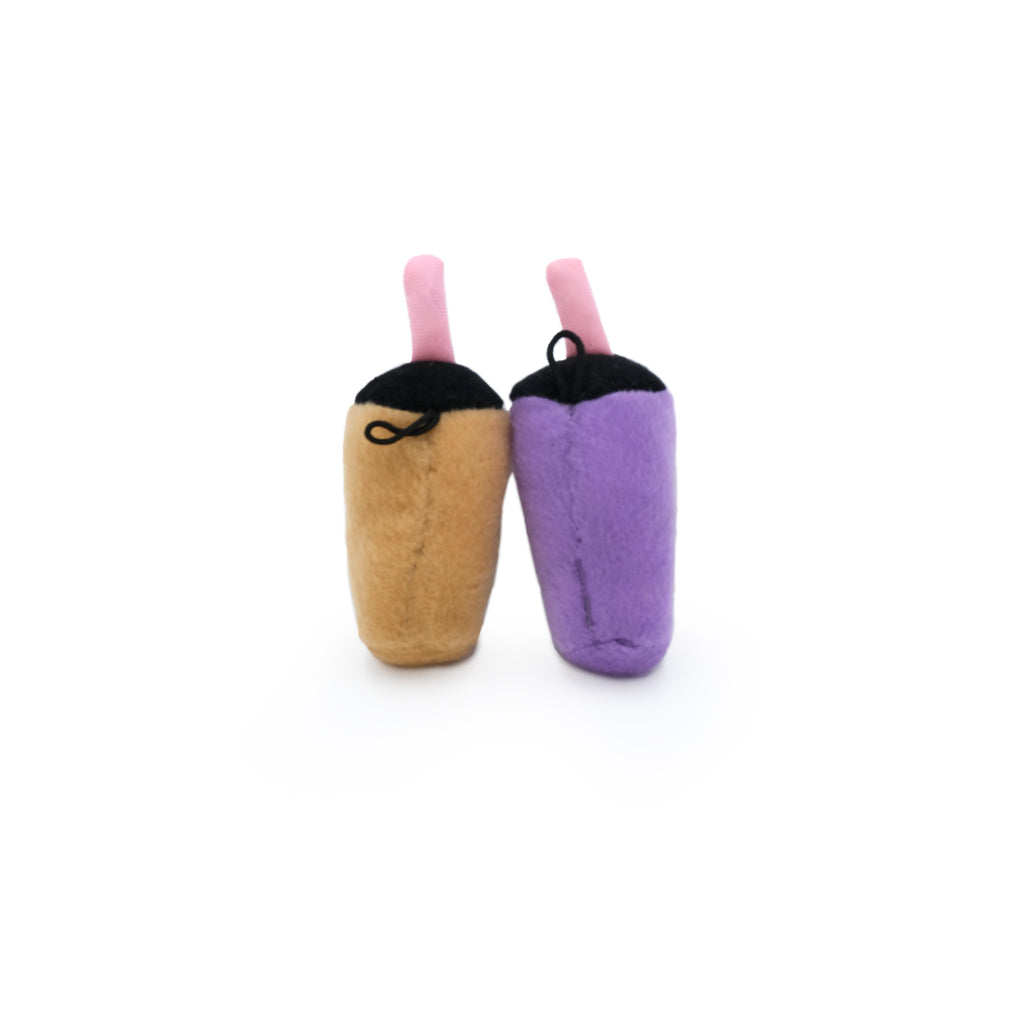 ZippyClaws NomNomz Cat Toy - Milk Tea and Taro