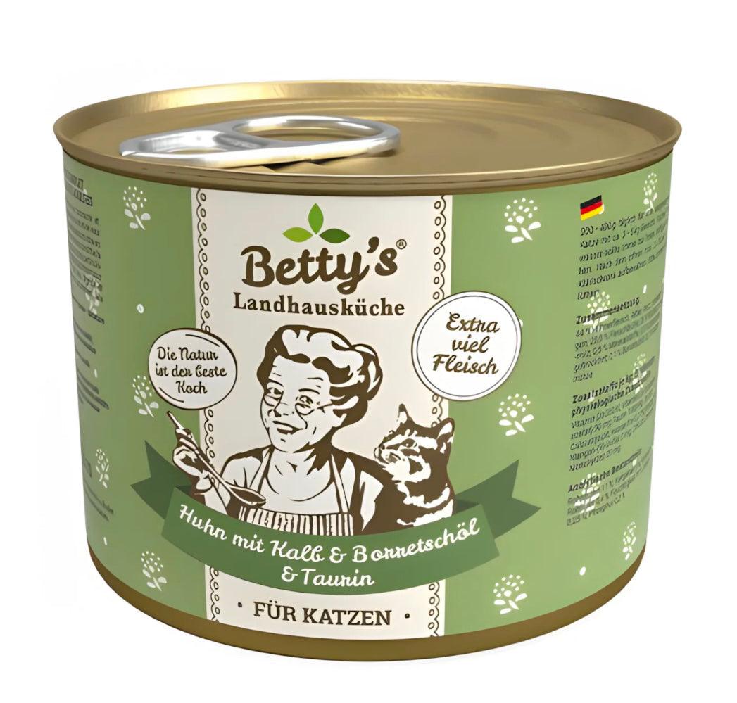 Betty's Country Kitchen Cat Wet Food - Chicken with Veal and Borage Oil 200g - Maokids Pet