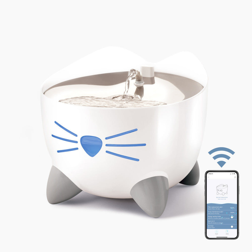 Catit PIXI Smart Drinking Fountain with Remote Control App - Maokids Pet
