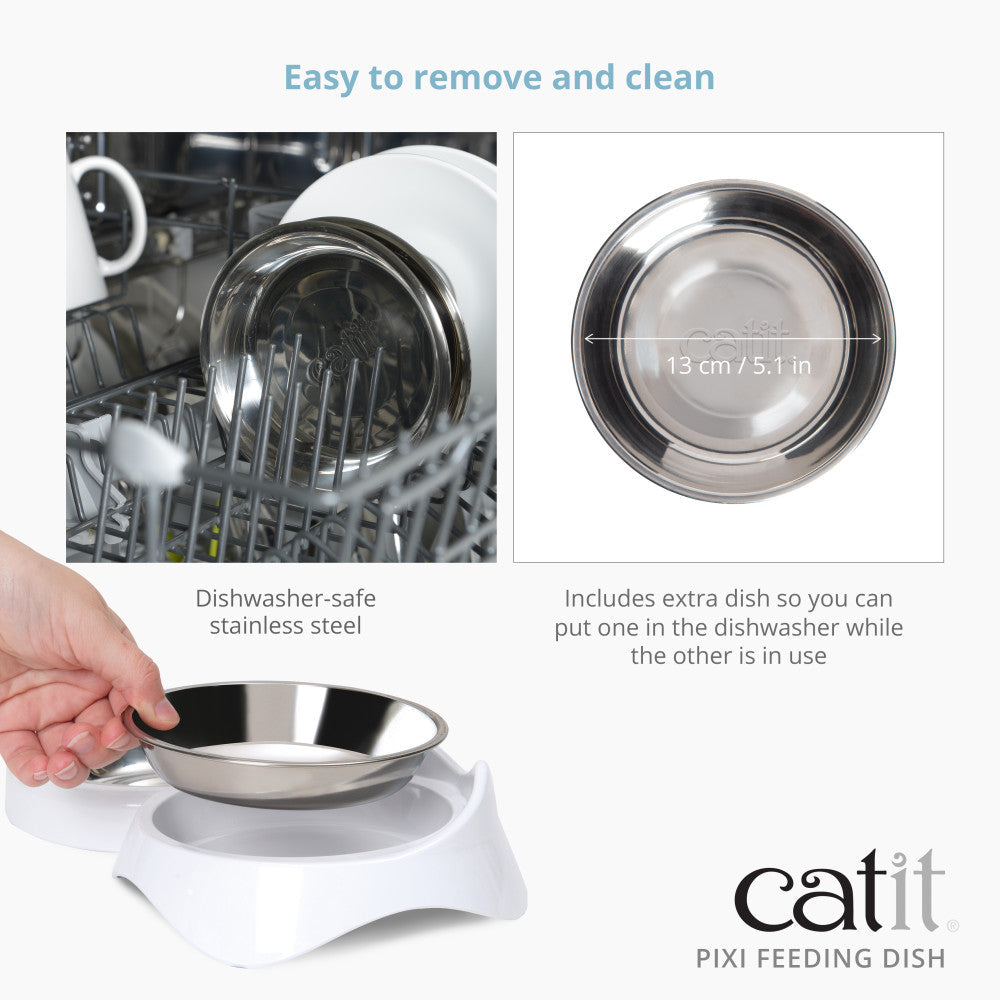 Catit PIXI Feeding Dish - 2 Size - Maokids Pet