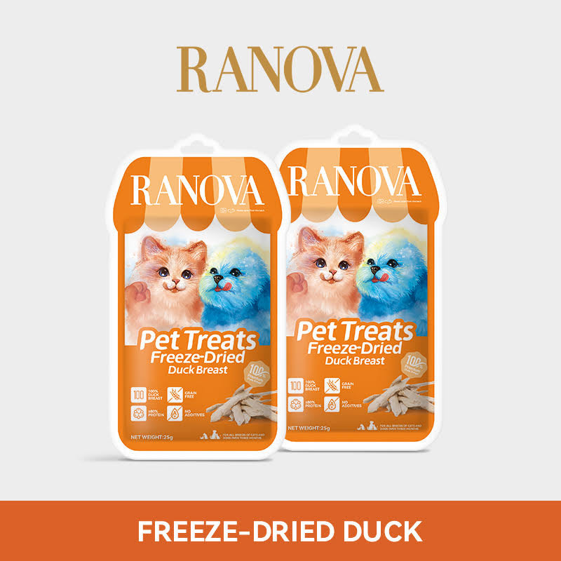 Ranova Freeze Dried Whole Duck Filet For Dog & Cat