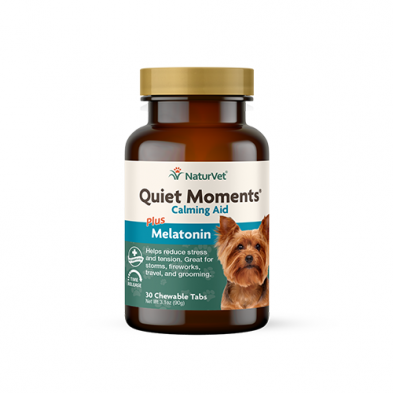 NaturVet Quiet Moments Calming Aid Tablets - 30ct - Maokids Pet